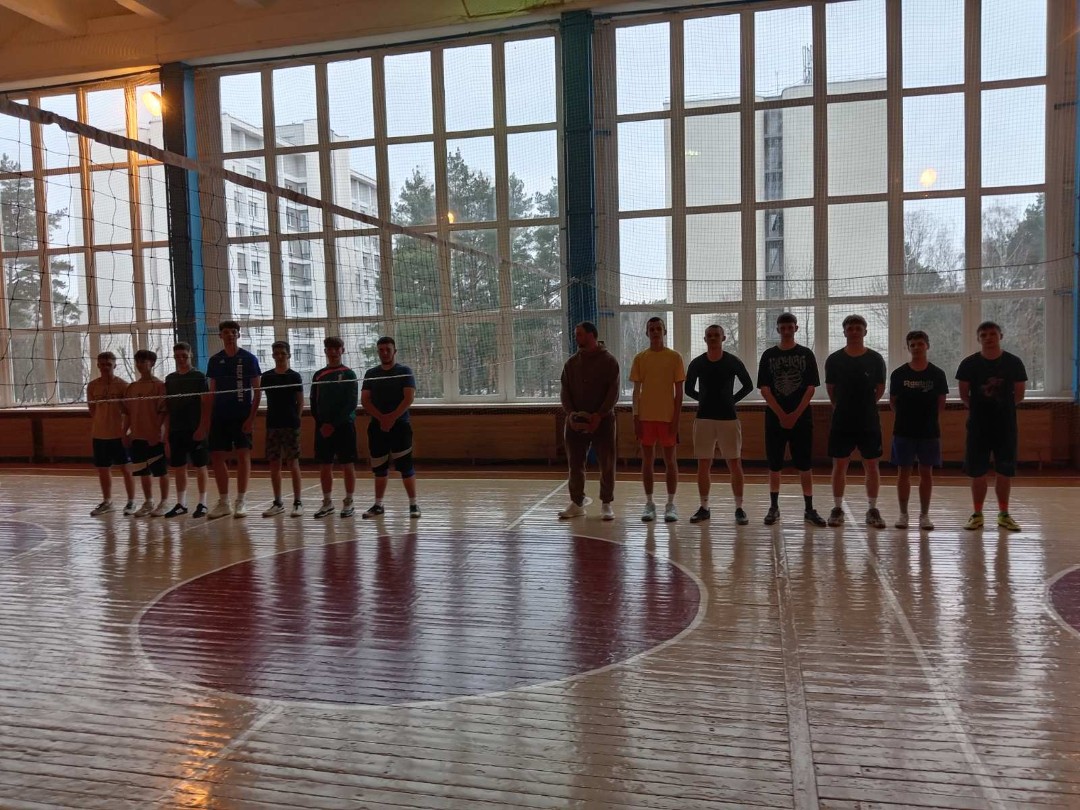 Товарищеский матч по волейболу с учащимися Козенской СШ