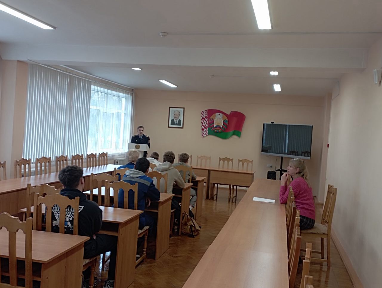 Профилактическая беседа с учащимися по вопросам дорожно-транспортного травматизма и соблюдения ПДД