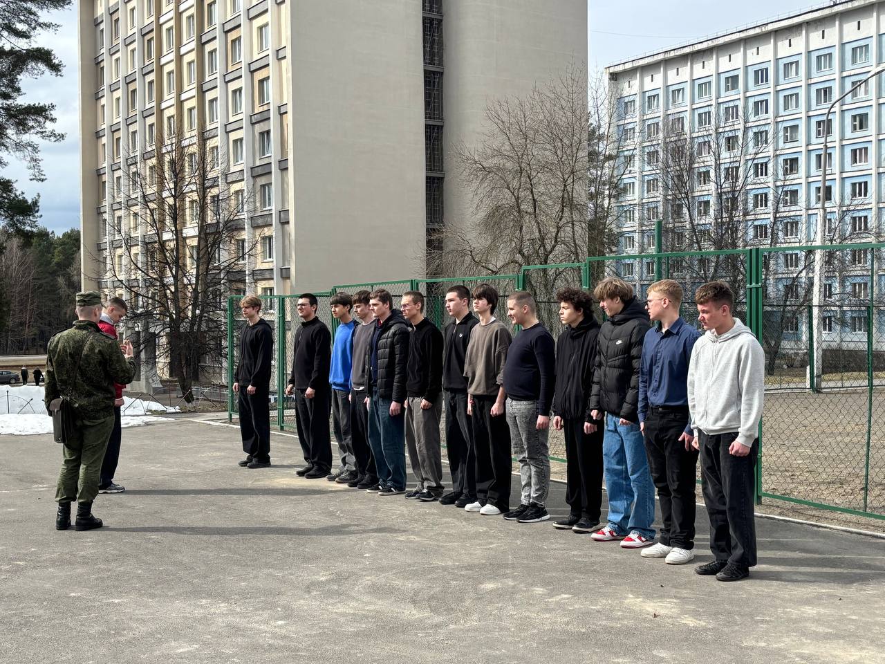 Межведомственное взаимодействие в/ч 81223 с учащимися группы ЭКМ-27